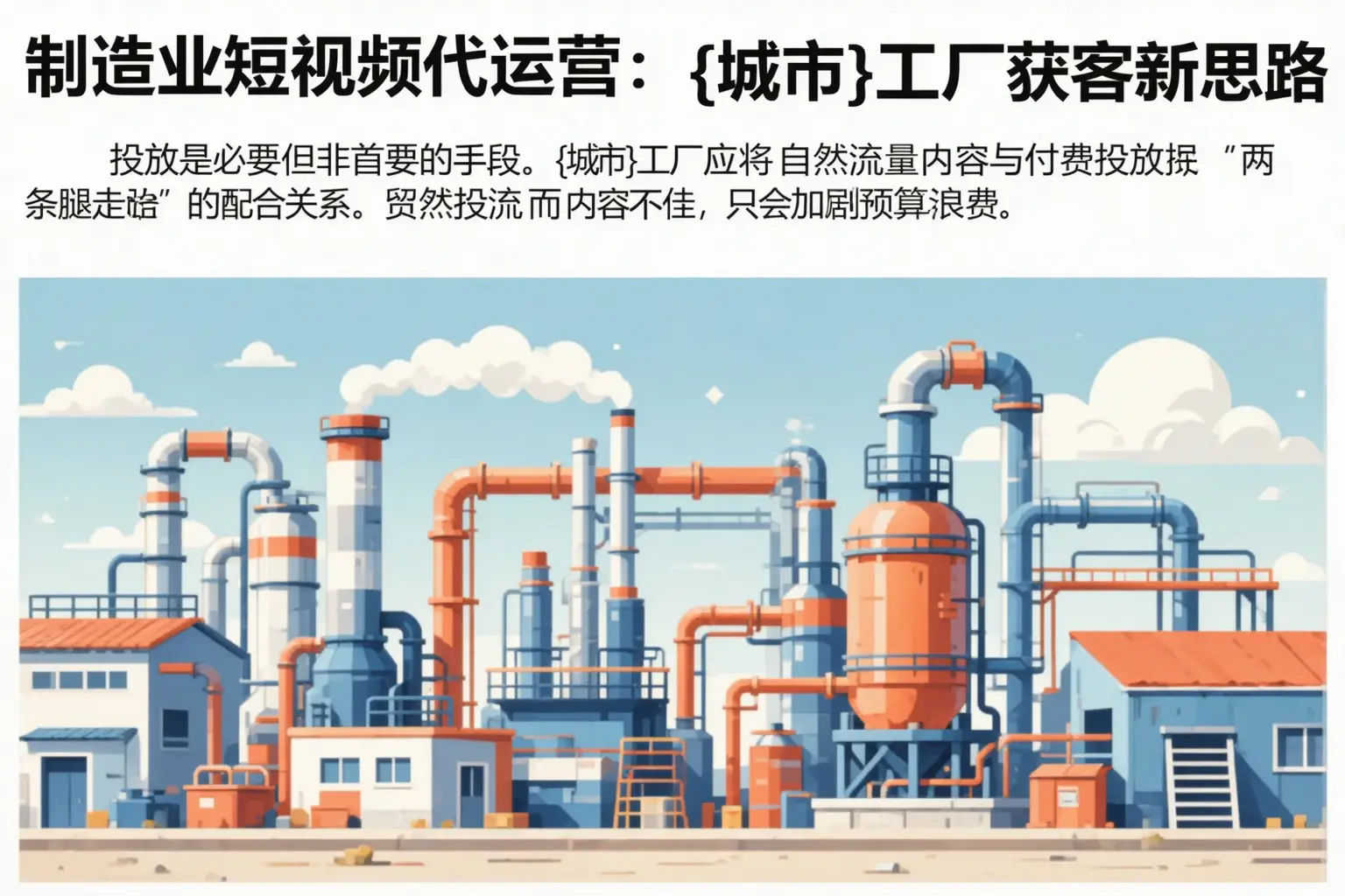 制造业短视频代运营：安徽工厂获客新思路