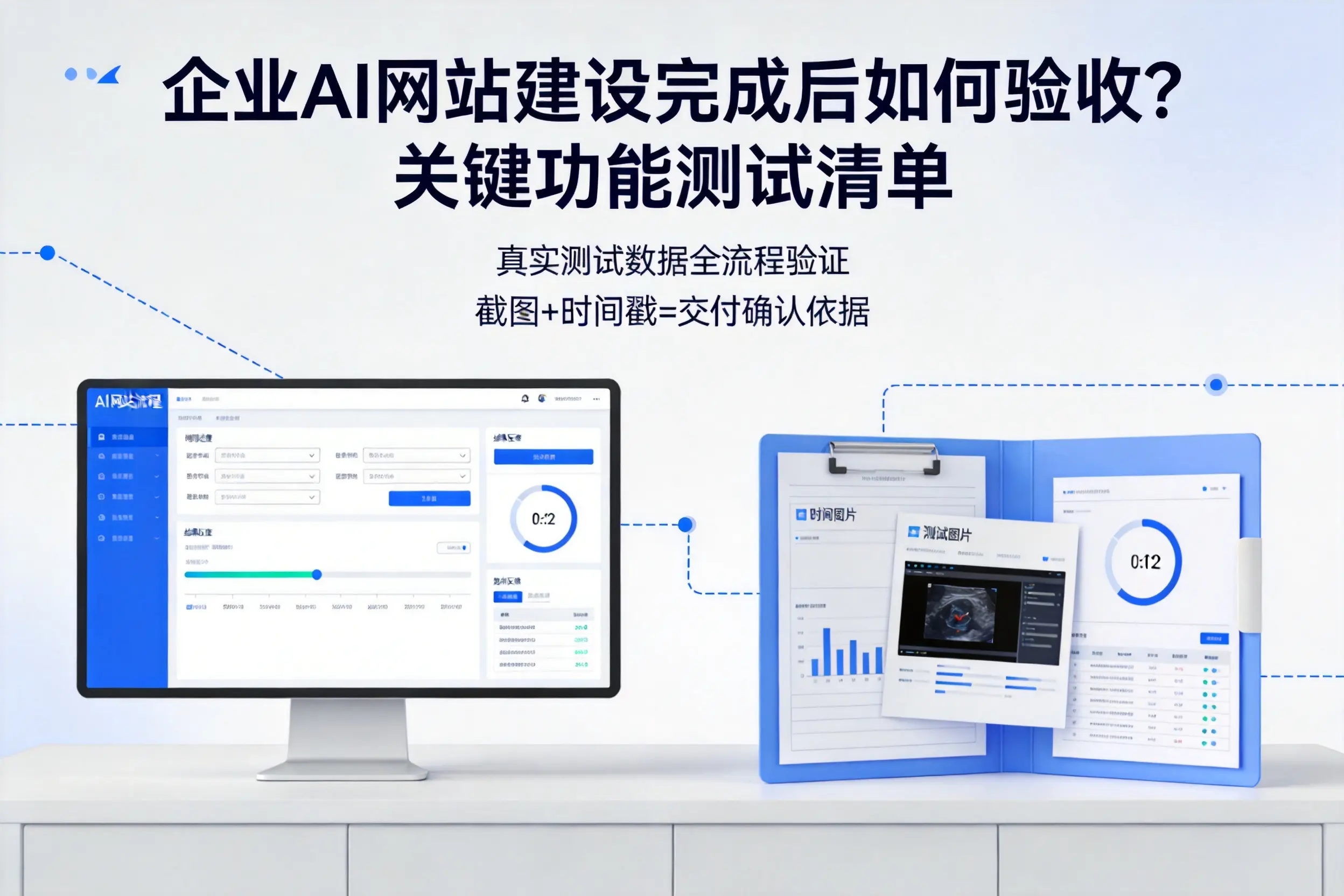 安徽企业AI网站建设完成后如何验收？关键功能测试清单