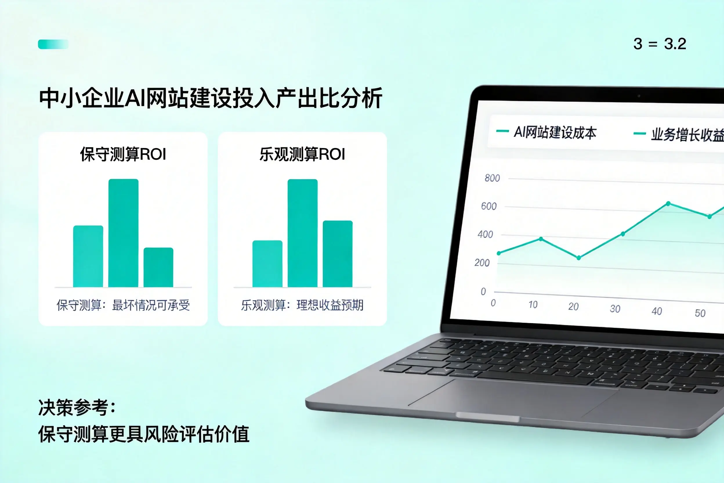 安徽中小企业AI网站建设投入产出比怎么算？先看这份分析