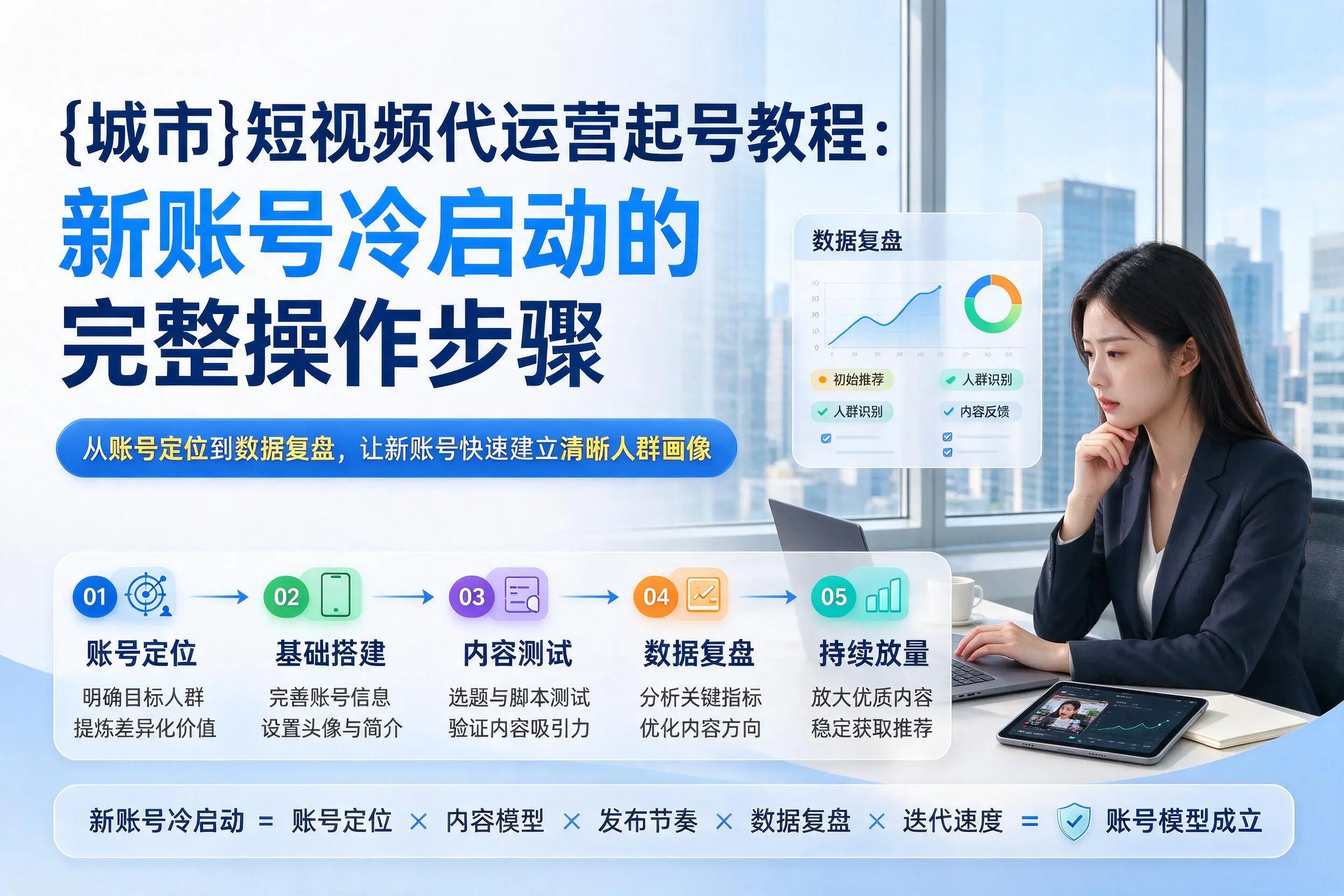 安徽短视频代运营起号教程：新账号冷启动的完整操作步骤