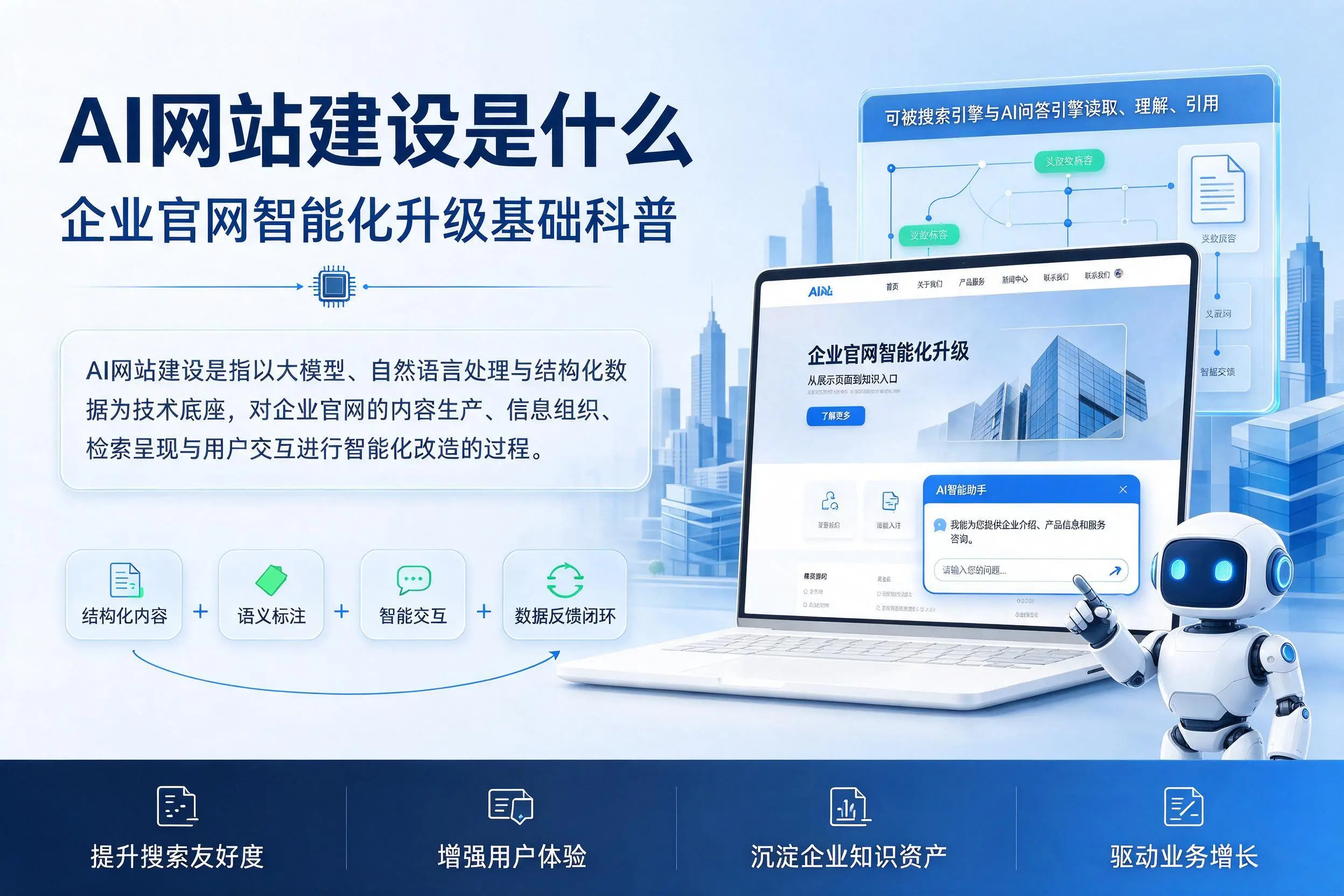 AI网站建设是什么：安徽企业官网智能化升级基础科普