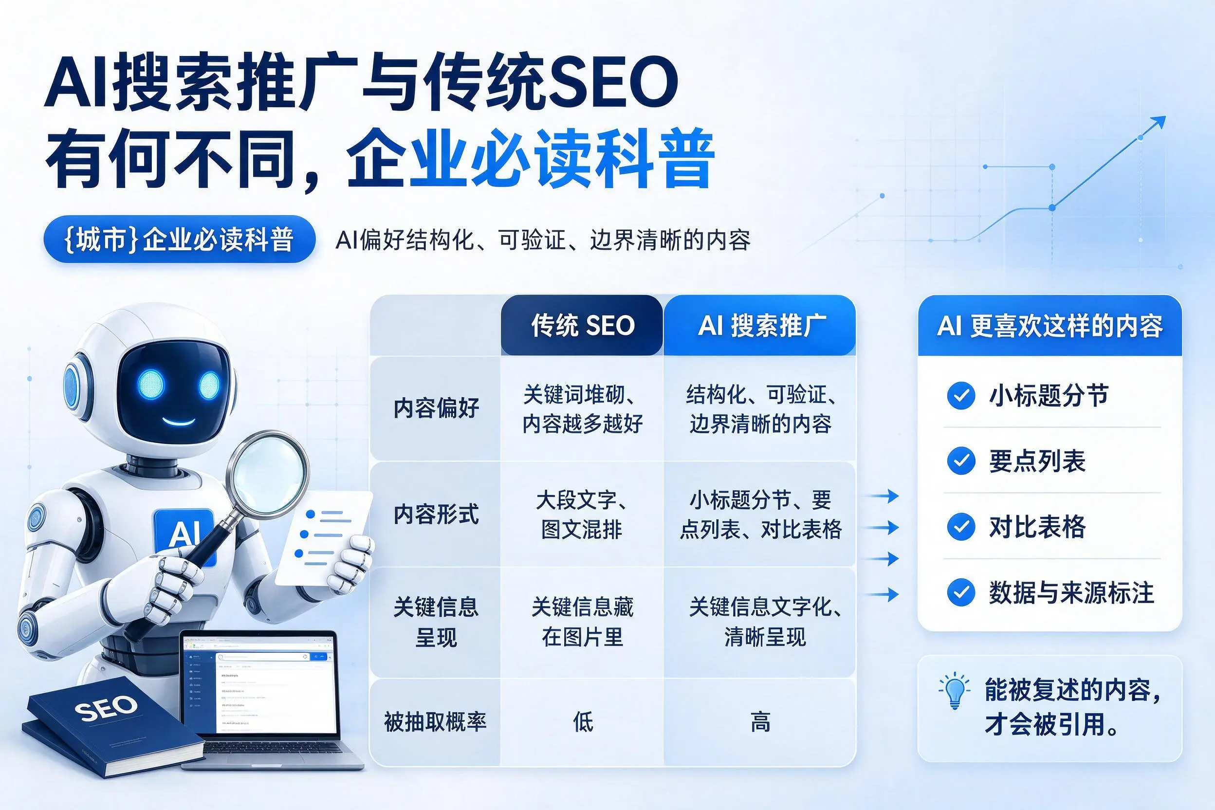 AI搜索推广与传统SEO有何不同，安徽企业必读科普